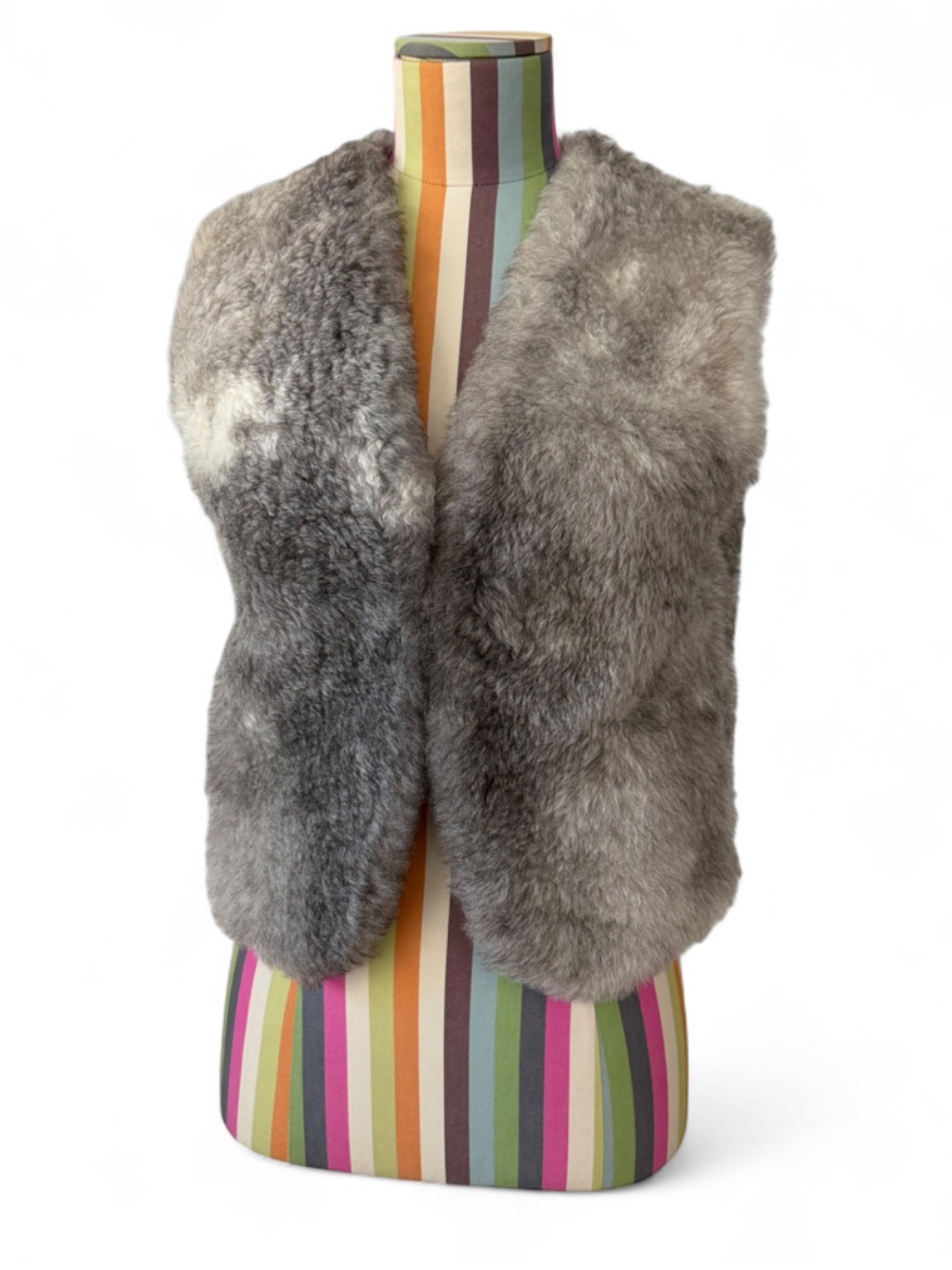 Fur Traders Nevada & Tahoe City Genuine Fur Hide Vest Shearling